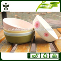 Eco-friendly biodegradable feature bamboo fiber material tableware set & bowls with different design